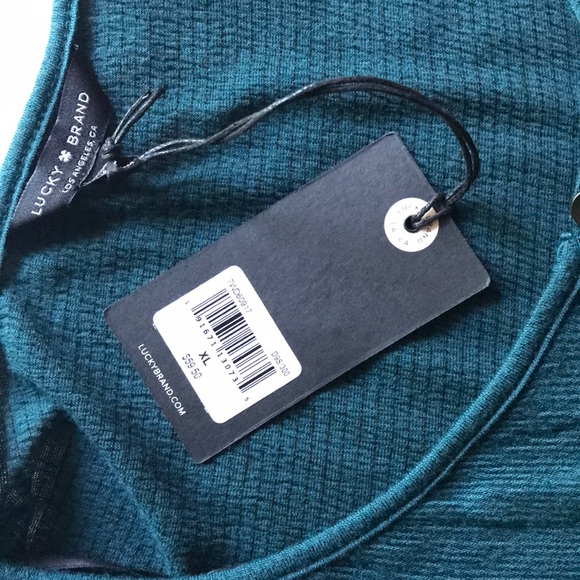 NEW Lucky Brand peasant blouse w/ bell sleeves XL - Picture 7 of 8